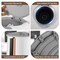 Bathroom Spa Bucket Towel Warmer with Flip Top Lid and 5.5 Gallons Large Capacity
